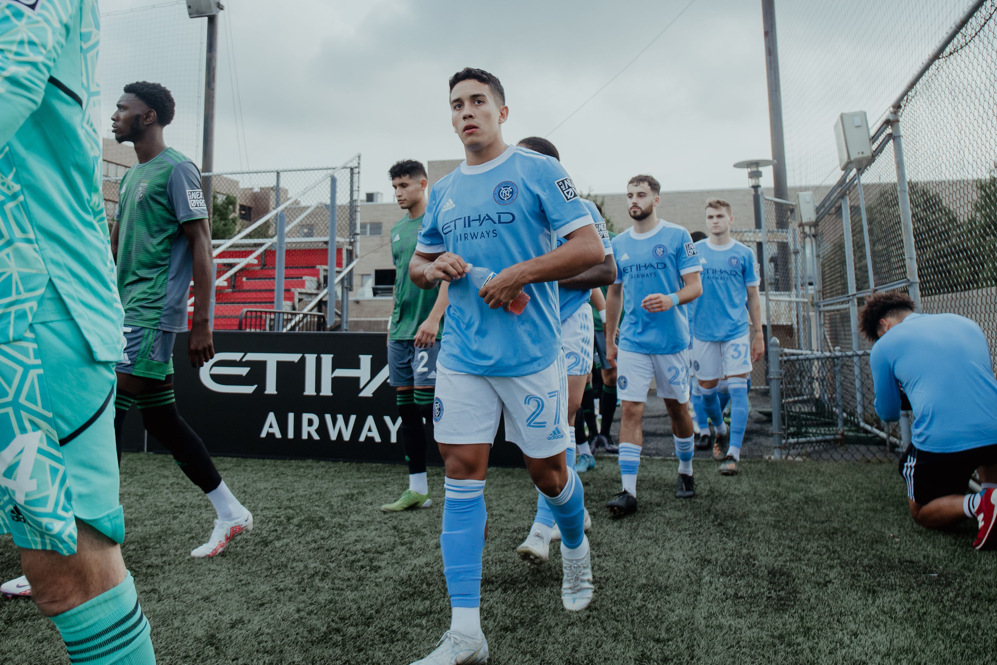 Coach playing professionally for MLS side NYCFC